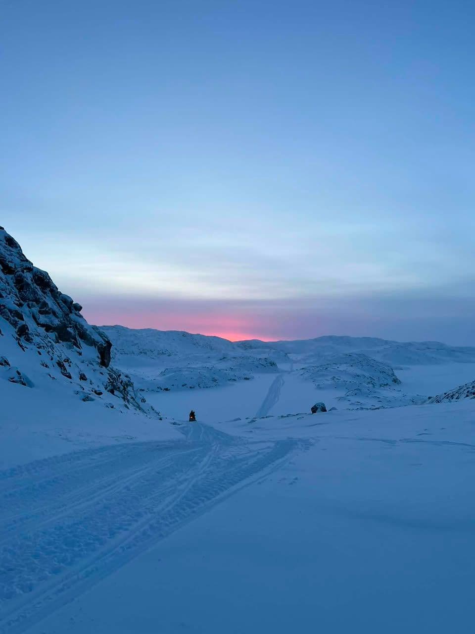 Snowmobile Adventure, Fishing Hut Tour